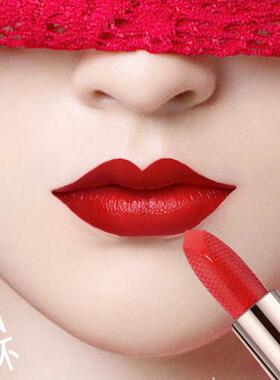 口红大牌正品不掉色不沾杯正红色孕妇可用持久防水哑光保湿雨衣女