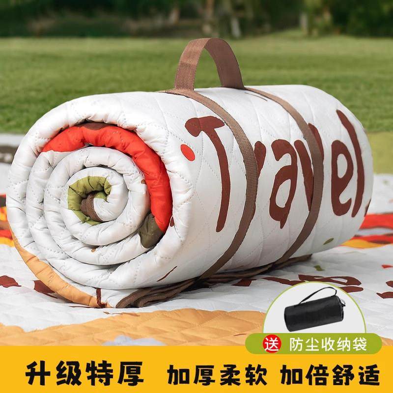 日本野餐垫防潮垫特厚户外露营帐篷地垫便携可折叠防水草坪坐垫子