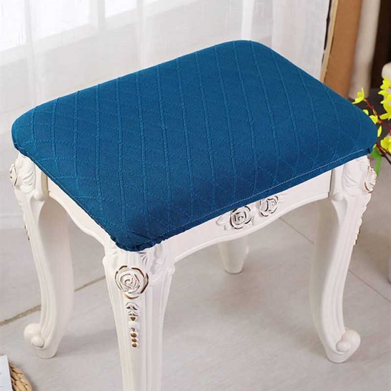 通用长方形小板凳简约梳妆台美甲古筝坐垫面椅子矮木罩