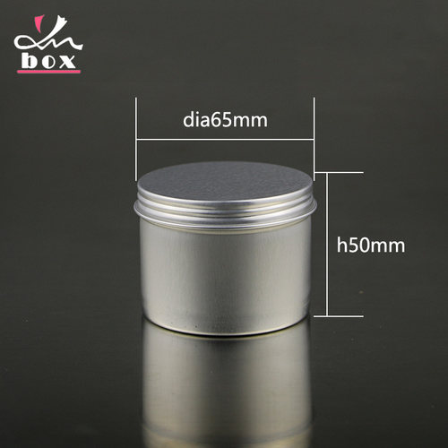 8个通用65*50密封螺纹金属铝罐小号精致茶叶罐 便携茶叶散茶罐子