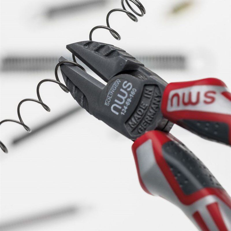 德国NWS恩维斯电工斜嘴钳偏斜口钳短线钳 -9-0 15 10 1