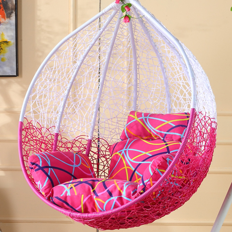 懒人吊篮坐垫单人可拆洗加厚款靠垫一体秋千摇篮藤椅布吊椅垫子