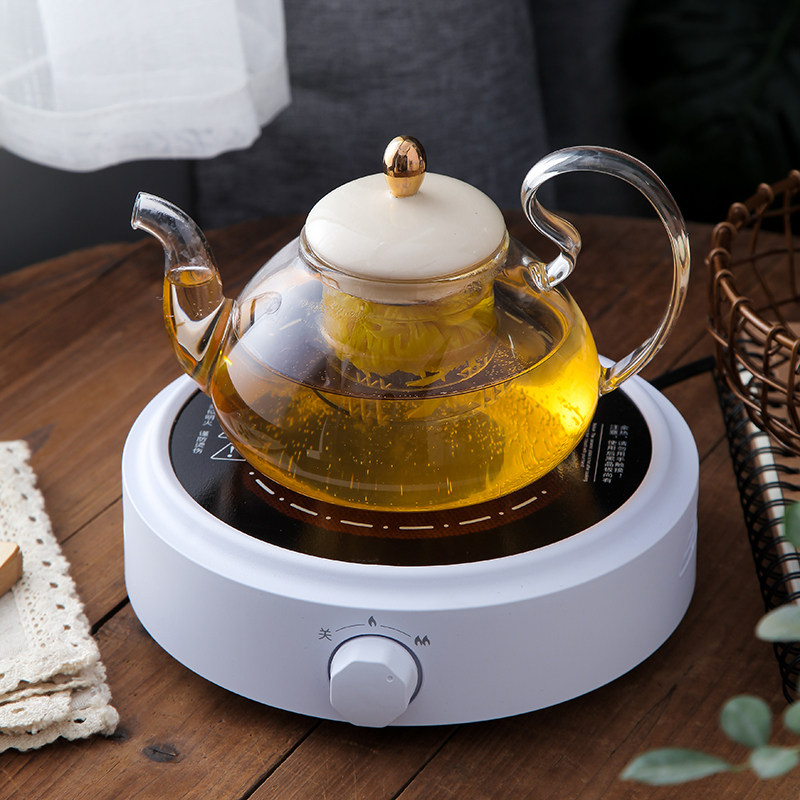 电陶炉煮茶器玻璃煮茶壶套装蒸茶器全自动家用抖音烧茶炉