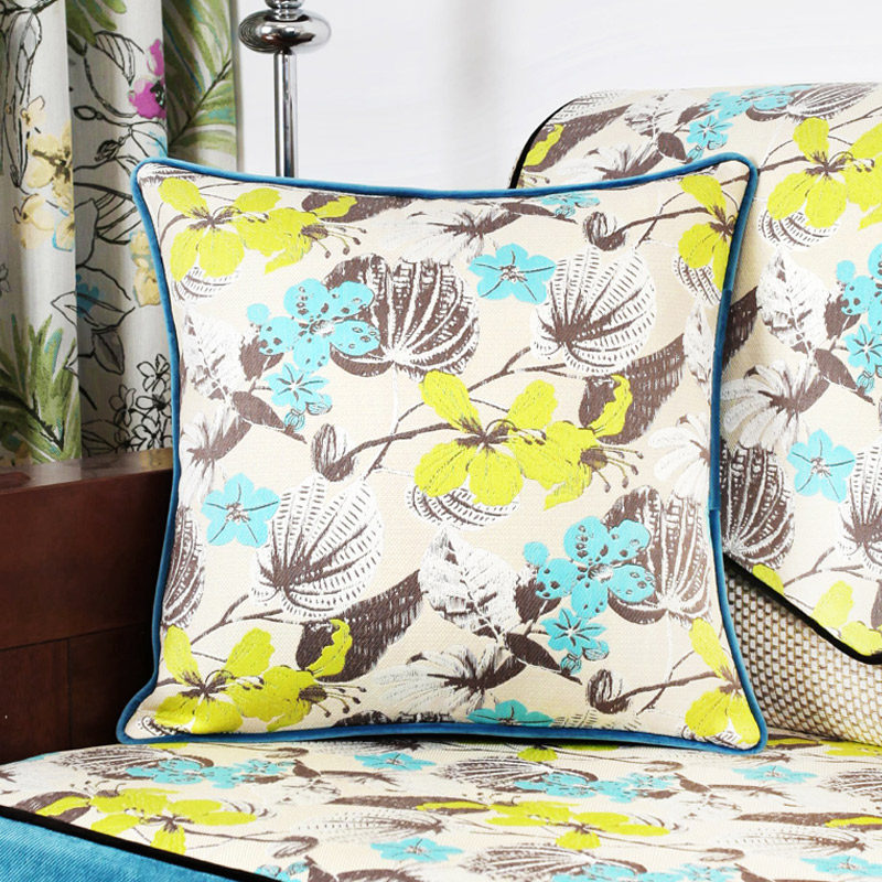 [布一堂]欧式提花沙发抱枕靠垫家用4010床头汽车靠枕腰枕靠背