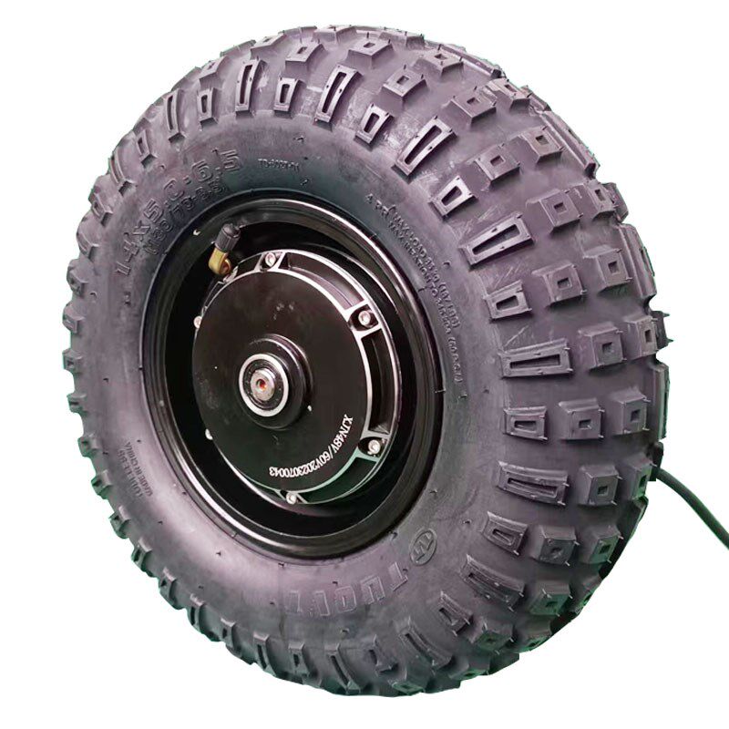 14寸大功率卡丁车轮毂沙滩车高速无刷电机单双出轴可订制48-72V