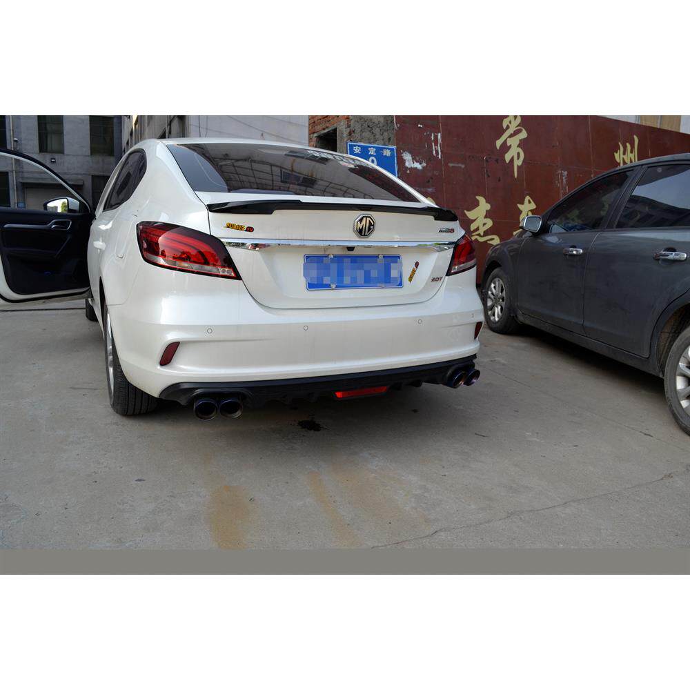 1G-719款新名爵M6改装排气管后后唇双出365尾喉小包围尾唇扰流板