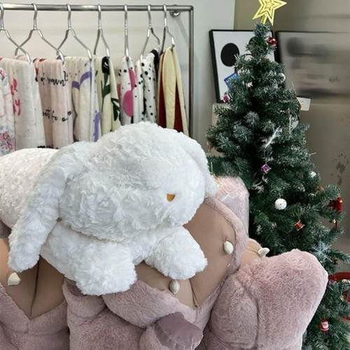 河马长条床头靠垫客厅夹腿沙发睡觉靠枕枕头卧室宿舍靠枕枕头女生