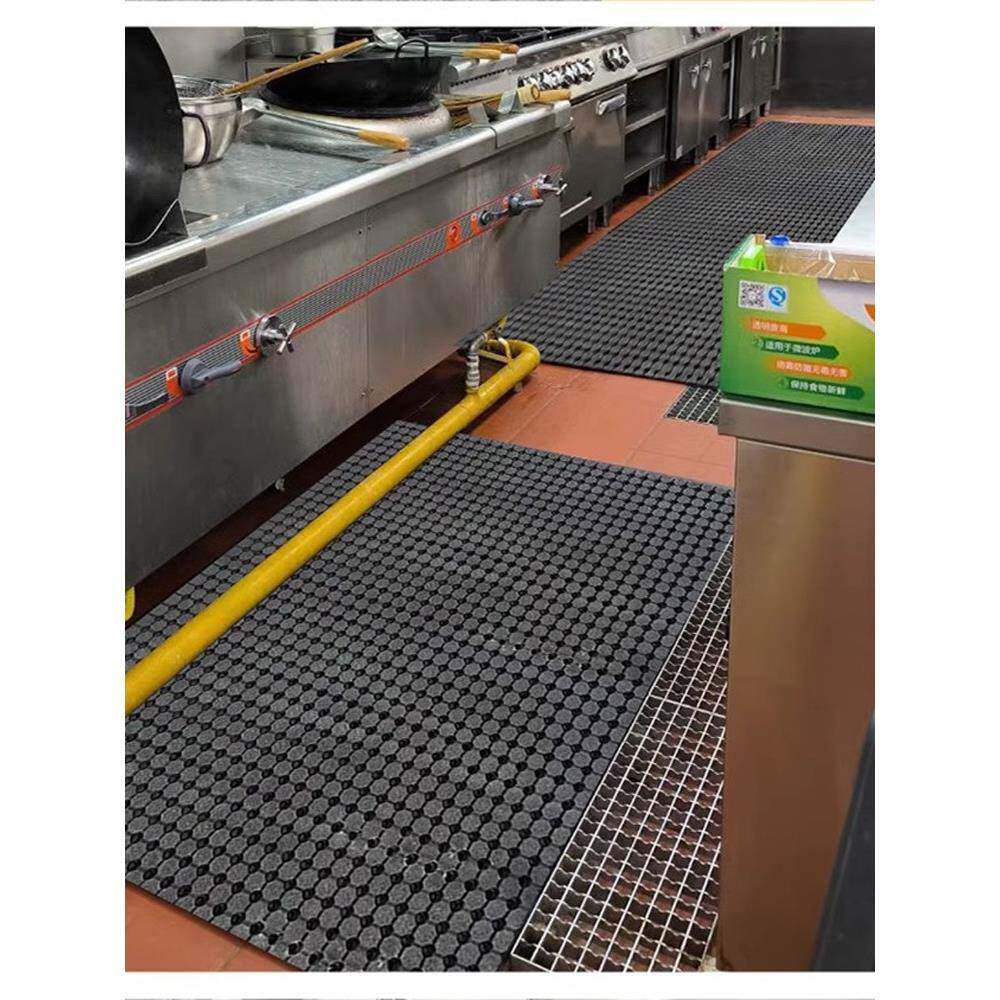 厨房餐厅酒店食堂防油防滑隔水橡胶垫商用吧台食堂隔水镂空脚垫