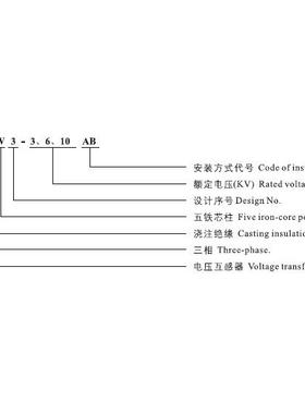 JSZW3-1010000/√3/100/√3/100/3半封闭三相电压互感器永上