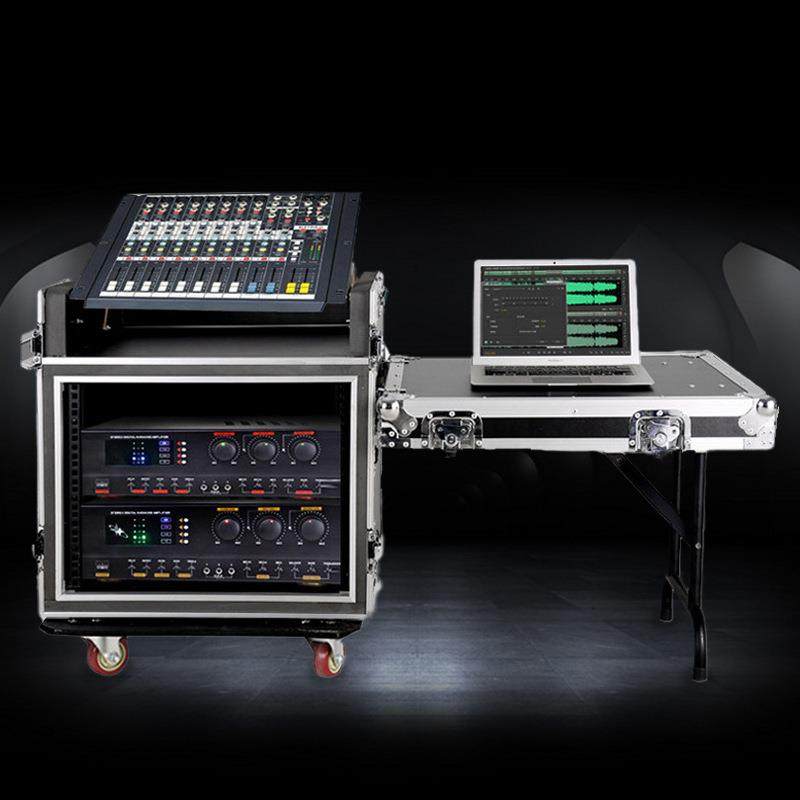 防震航空箱机柜12U16U20U音响调音台功放带架子舞台机轻便耐用