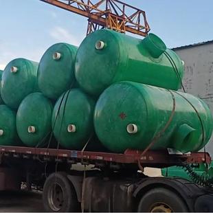 玻璃钢化粪池三格式隔油池玻璃钢化粪池新型化粪池农村改造调节池