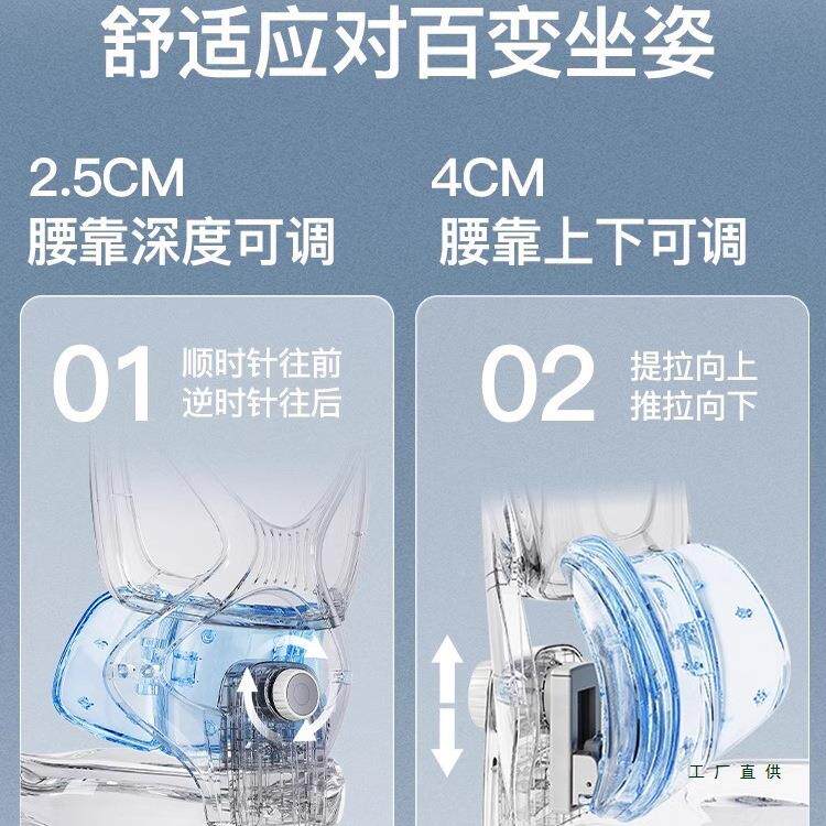 人体工学椅子靠护腰电脑椅家用舒适久坐可办公室电背座椅985竞椅