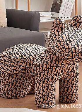 矮家用儿椅创意小马椅子卡DM459童通造型可凳爱动物座网红客厅落