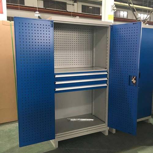 楚钰五金重型安全工具柜双开门加厚储物柜抽屉式工具柜铁皮柜车间