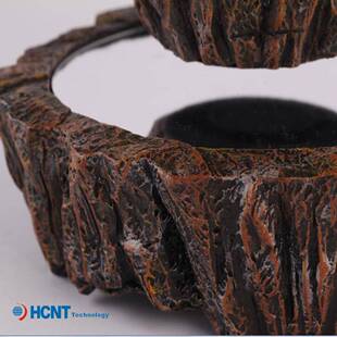 盆栽仿陶瓷树脂磁浮悬装盆室内简约饰花花盆ins风A02-039-家居摆