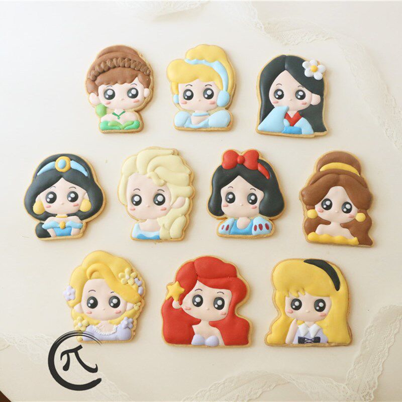 MRCOOKIES老师出品公主卡通糖霜饼干模具烘焙家用儿童曲奇印模