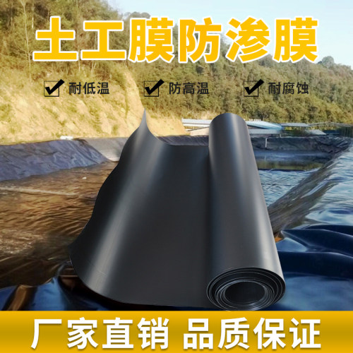 鱼塘防渗膜加厚防水布藕池防漏膜土工膜塑料膜鱼池进口抗老化用膜