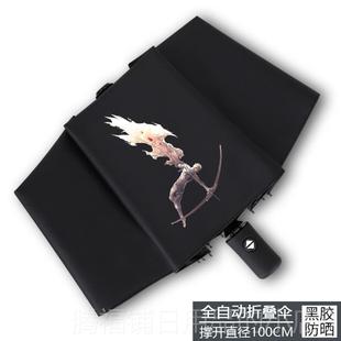 正品 FAT系列雨晴伞贞德吾王命运自之夜EFGO黑胶学生防晒全动遮阳