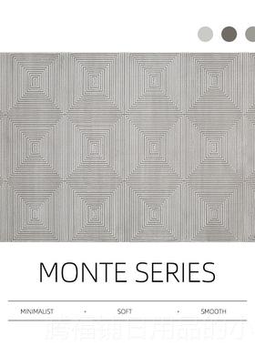 正品现厅代简约灰色客地毯高北欧轻奢级沙发茶毯家用新中式卧几室