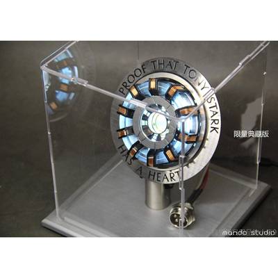 正品MANDO钢铁侠办反应堆方舟节合金模型心脏炉胸灯DIY手玩具诞圣
