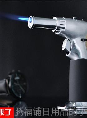 正品机B-529喷直火Z点艾灸条打枪火可充气金属机身户外野营雪茄点