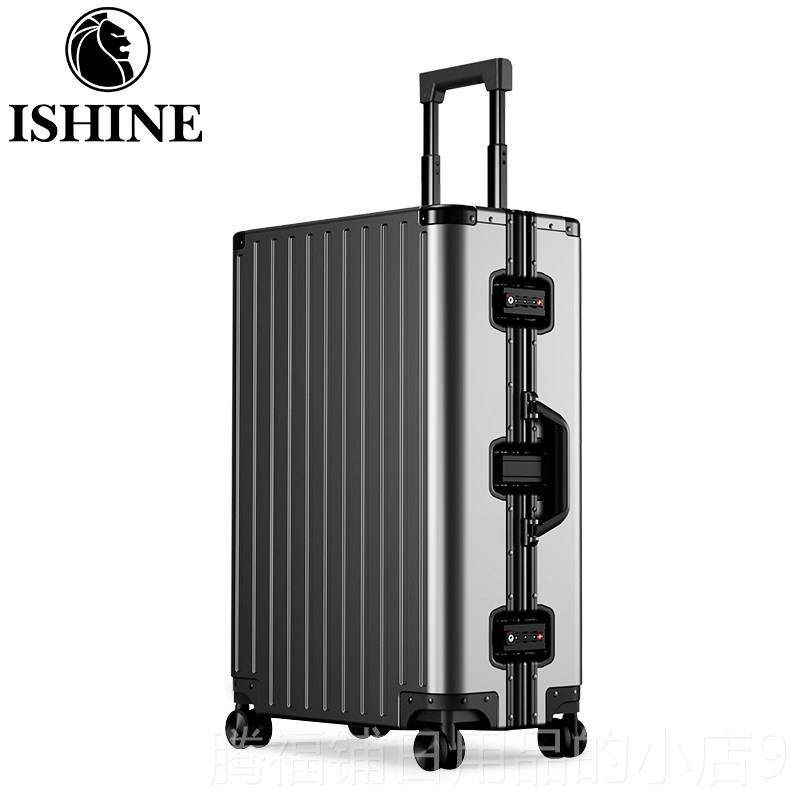 正品全镁合金箱行李箱0拉杆箱旅行箱密码箱小铝登机子2寸24男女金