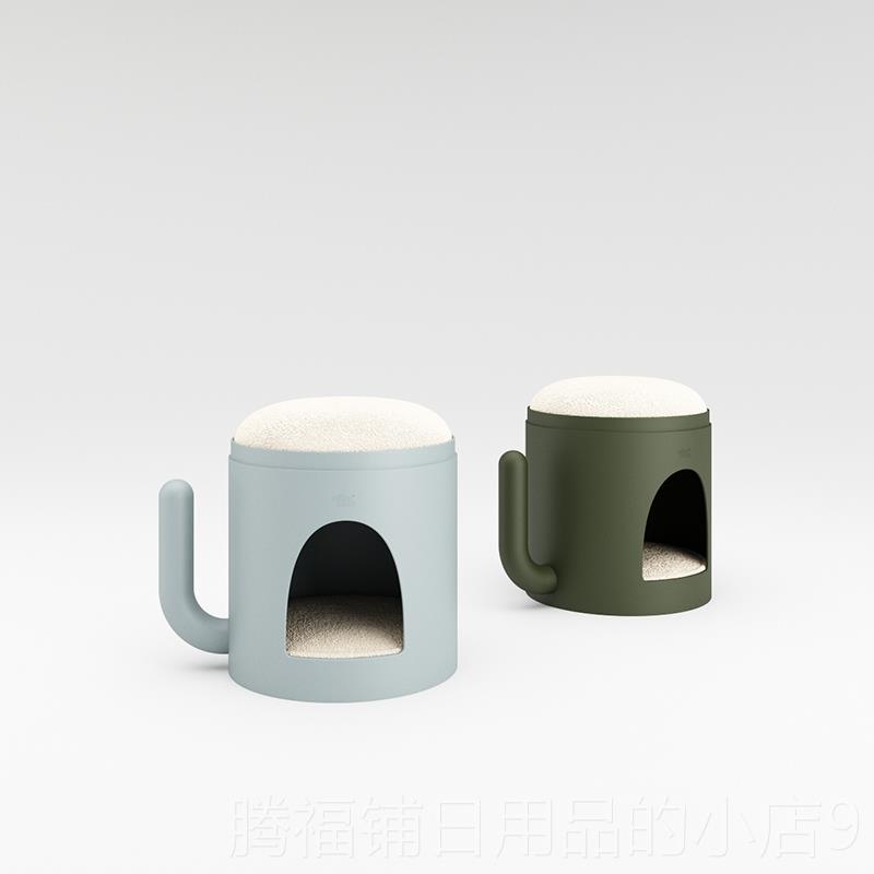 正品casaosa吭哧d吭哧仙人掌茶几座凳1可承重具60斤人宠共用家猫