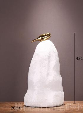 正品新中式现代山电视柜脂客厅玄摆关书房样假树板房创意件酒柜装