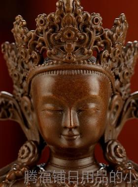 正品藏像传工密宗铜式制古车便携小佛饰品精B级2英寸