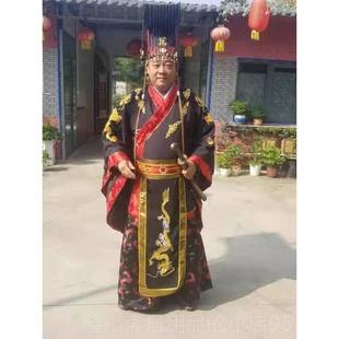 高档古汉代秦始皇装武秦朝皇帝服大王大帝天子服龙袍戏服服影楼演