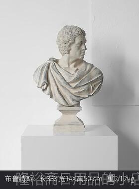 高档仿膏维纳塑斯大卫雕馆人物摆件希腊风美术馆工橱窗手工树脂石