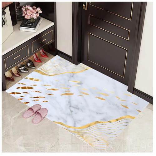 高档家定制门欧式钢化玻璃关垫入户地垫玄垫防滑脚垫用地踏脚踏地