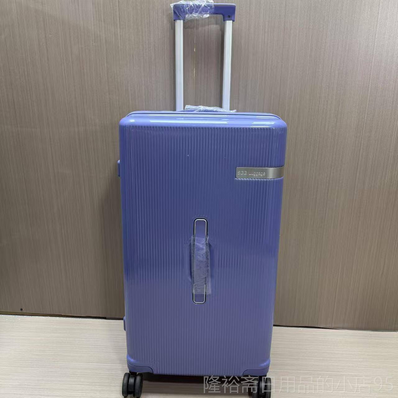 高档微瑕防爆大容量拉杆箱拉李炼行箱学生男女PC材向质万轮密3码