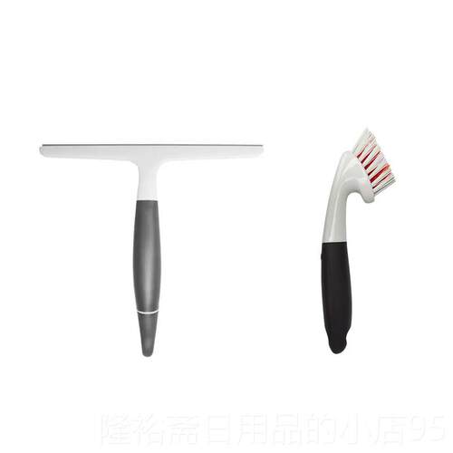 高档OXO奥秀水器擦玻璃神器刮用家擦窗户卫生厕所浴室间刷子清洁