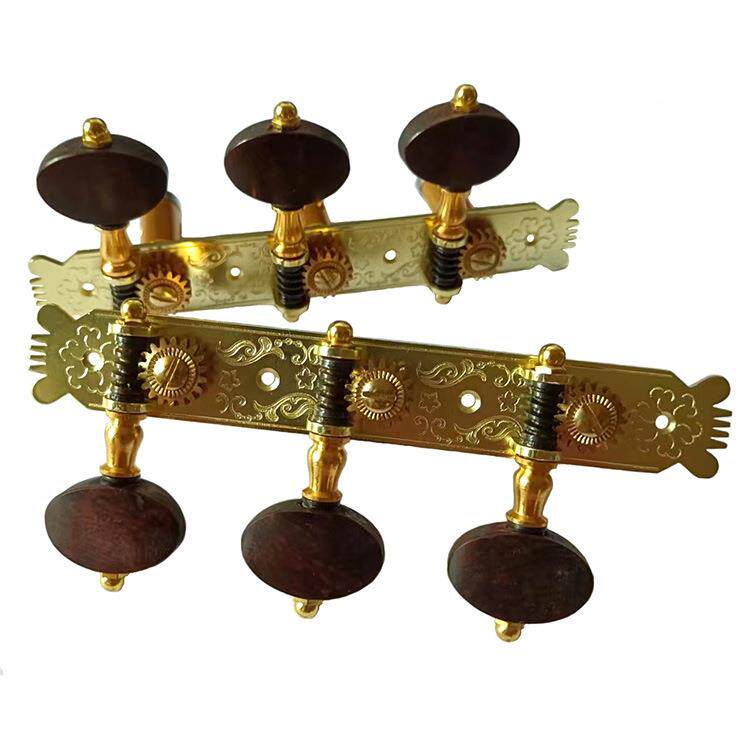 弦古吉他弦钮三JXQ木联旋钮典轴金色吉他扭上弦器调乐器配件