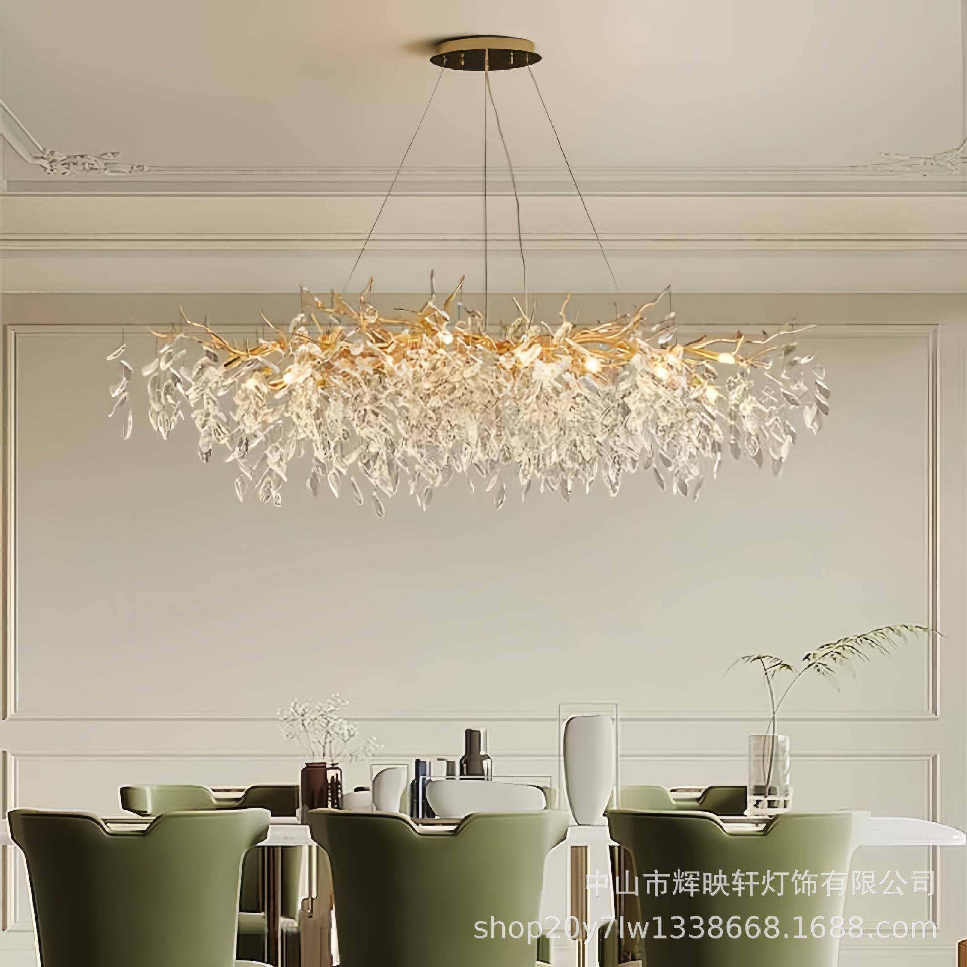 式源头工厂轻奢水晶客厅厅餐吊灯法卧室书房别墅复式枝形吊燈树枝,家装灯饰光源,智能吊灯,淘宝优惠券,粉丝福利购,淘宝优惠卷