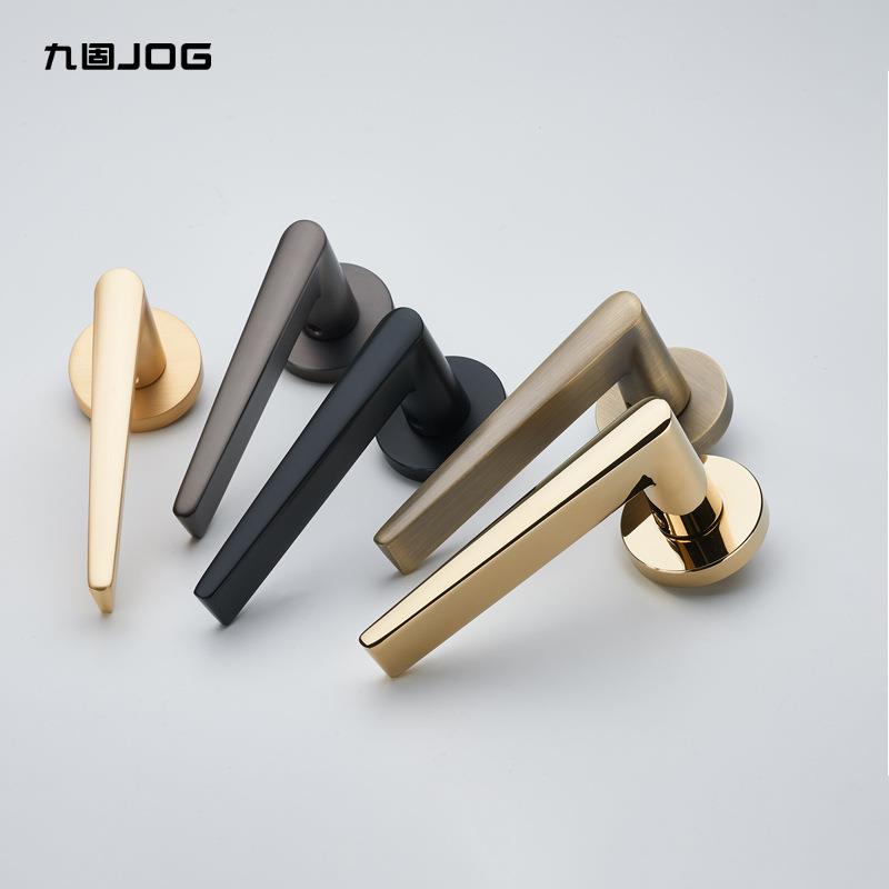 固锌合木门室九内静音FT31-995门锁卧金室卫生间门把家用房门磁力