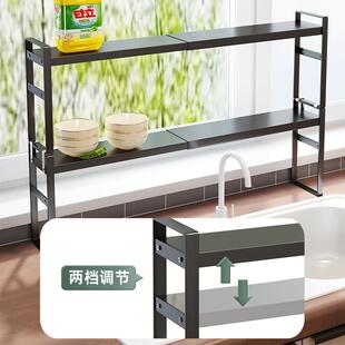 窗板台置物架浴室伸收缩10087788窄款条隔卫生间台面双层纳空间利