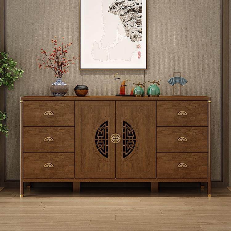 新中式实木餐边房柜一靠体墙家HLY用客厅储物茶水柜大容量纳厨收,鲜花速递/花卉仿真/绿植园艺,其它园艺用品,淘宝优惠券,粉丝福利购,淘宝优惠卷