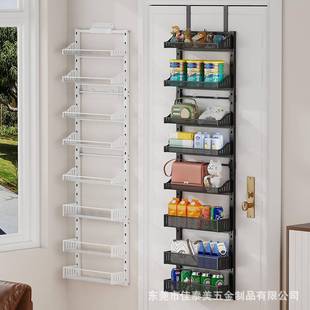 免打架孔门后置物家用挂门上后GL 20250挂篮壁挂悬挂两用门夹后缝