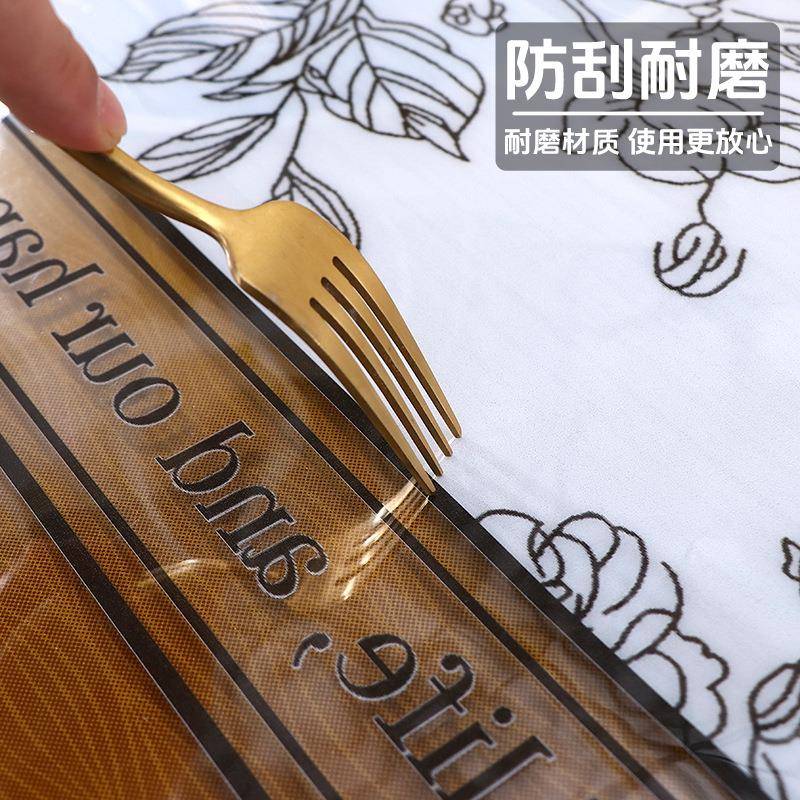 烤火桌子套长方形JEEpvc透明防水皮烤火炉桌暖布罩罩取桌套罩电炉