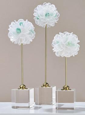 玄A6L现代家轻F76HMSH9奢电视柜两边摆件居客厅酒柜装饰品关软桌