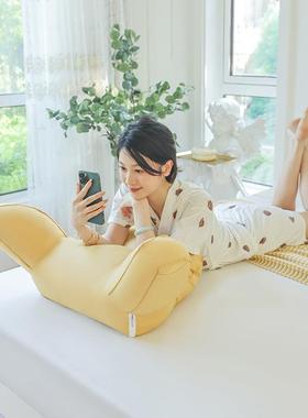 夏丝季冰床头软包靠垫榻榻米床上看书单飘人靠背窗腰护靠YTC枕可