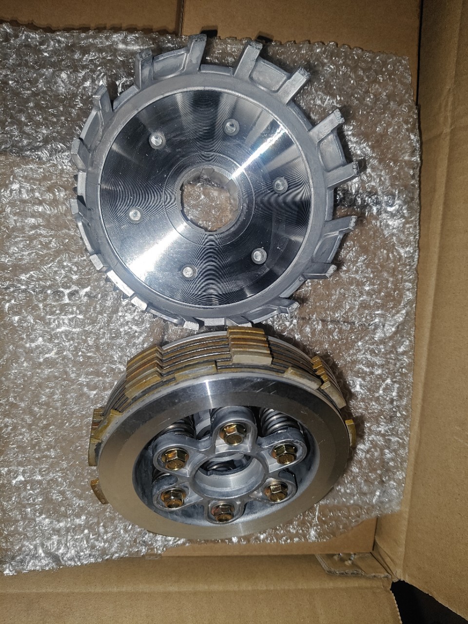 三轮车CG150 250离合器总成6片离合器片加厚73齿