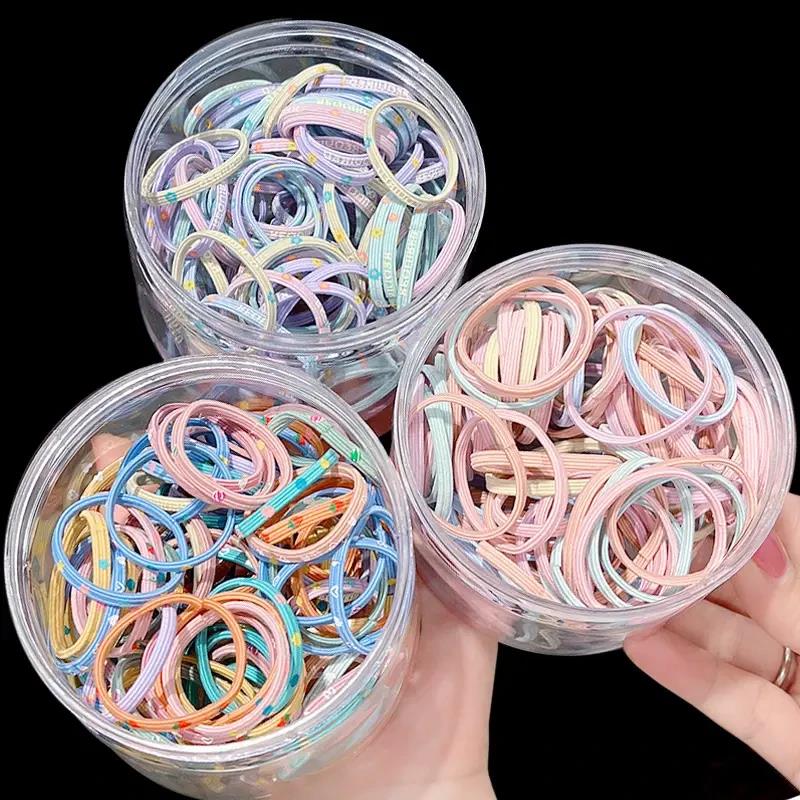 W儿童发圈宝宝不伤发皮筋小中大童头绳扎辫女童扎头发女孩头发饰