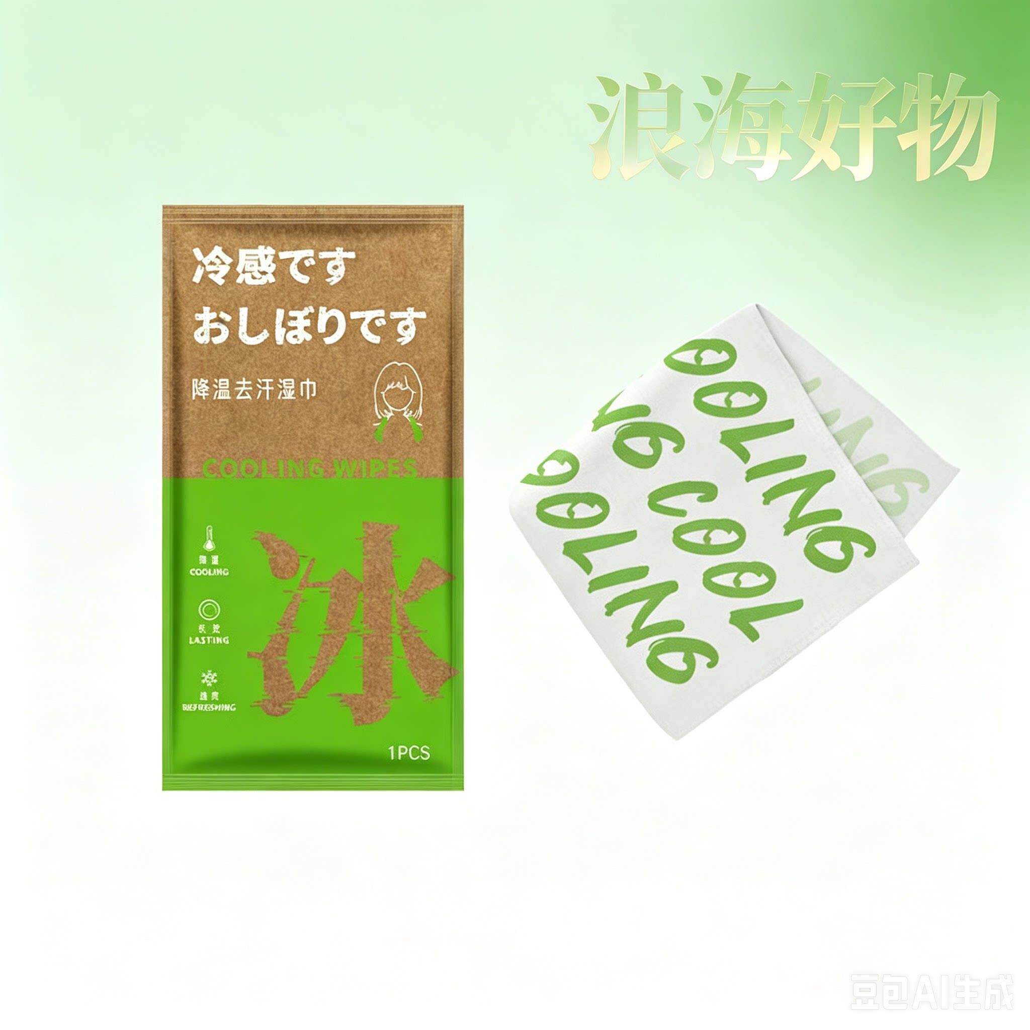 冰感温冰降降温户巾外跑步防R暑72047去汗冷感薄荷凉挂脖毛巾R