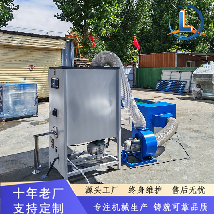 懒人沙发坐垫冲棉机化纤棉公仔棉开松机脚踏式抱枕玩具充棉机