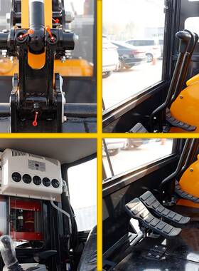 Hightop迷你200型履带直挖机工厂售20HT20履带0kg封驾驶室果闭园