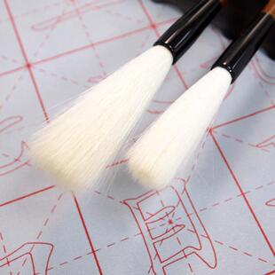 上海周虎臣笔毛精制写意长锋羊毫头笔齐虎牌写细意书画光锋羊毫毛