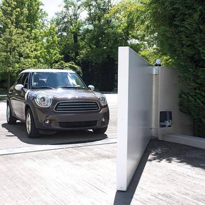 机AMCE曲臂式自动平FTX开门别墅庭院感应平开机铁门侧装电动闭门